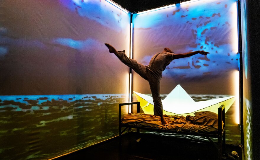 Elijah Lancaster portrays an incarcerated young person in Jeremy McQueen's new ballet, "Wild: Act 1," viewable on demand through Apr. 4, 2021.
