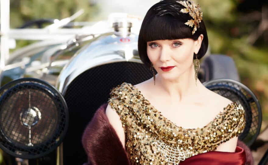 Essie Davis as Miss Phryne Fisher in season 2 of MISS FISHER’S MURDER MYSTERIES.