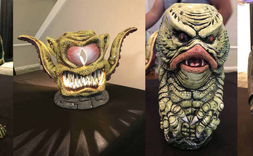 Some of Jim Moore's monsters. July 29, 2021