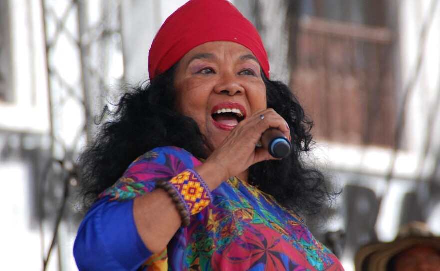 Totó La Momposina's new album, <em>Tambolero</em>, is a reworking of her 1993 album <em>La Candela Viva</em>, regarded by many as one of Colombia's most important albums.
