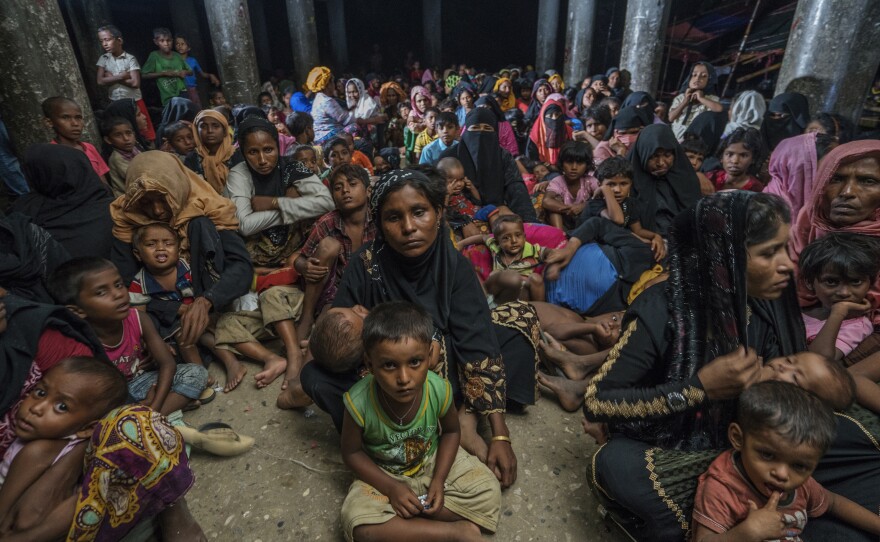 Last November, Shahidul Alam photographed Rohingya refugees in a Bangladeshi cyclone shelter.