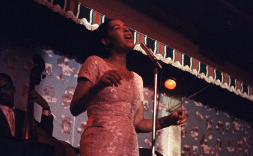 Billie Holiday in 1957.