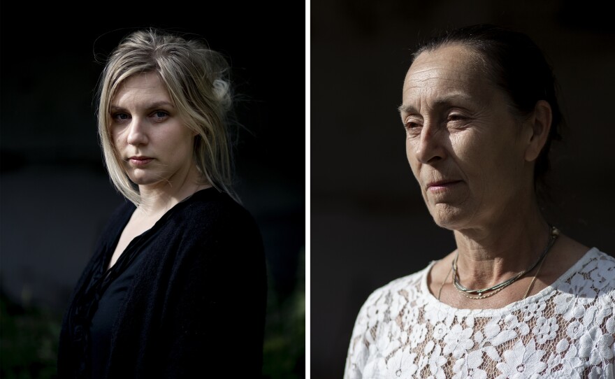 Erika Pettersson (left) and her mother, Agneta Berliner. Erika visited the museum and saw an exhibit with the monkey donated by Gert Berliner. She noticed that her mother has the same last name. Erika and Agneta are Swedish, and they had a family connection to Germany and Berlin.
