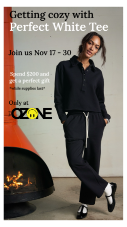 Get Cozy With Perfect White Tee and Receive a Gift With Purchase