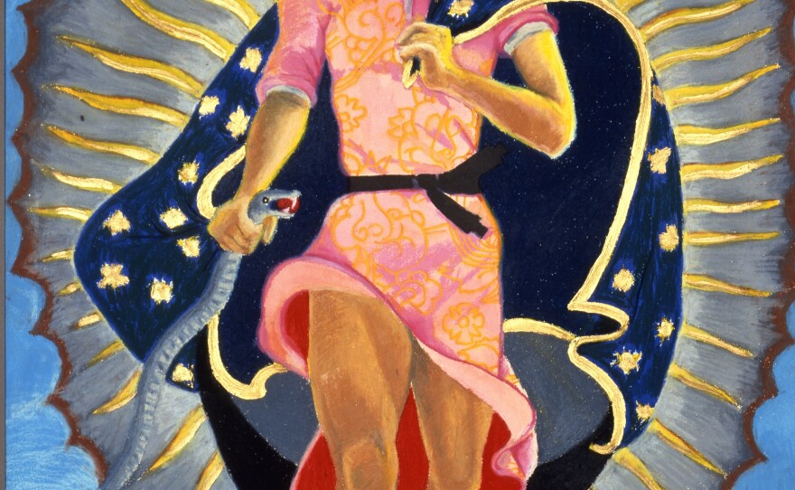 Portrait of the Artist as the Virgin de Guadalupe "represent one of the earliest feminist reinterpretations of the Virgin, which, in the following decades, became a major focus of Chicanx art and literature—owing much to the influence and prevalence of López's work," the museum's curator Jill Dawsey told NPR.