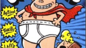 The Captain Underpants series, by Dav Pilkey, was at the top of the banned books list in 2013 due to offensive language and violence according to BannedBooksWeek.org.