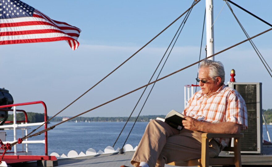 Detective Wes Cowan on the deck of a steamship in the middle of the Mississippi River, near the location of the sinking of the SS Sultana. Does this ship hold a clue as to what caused one of the worst maritime disasters in U.S. history?