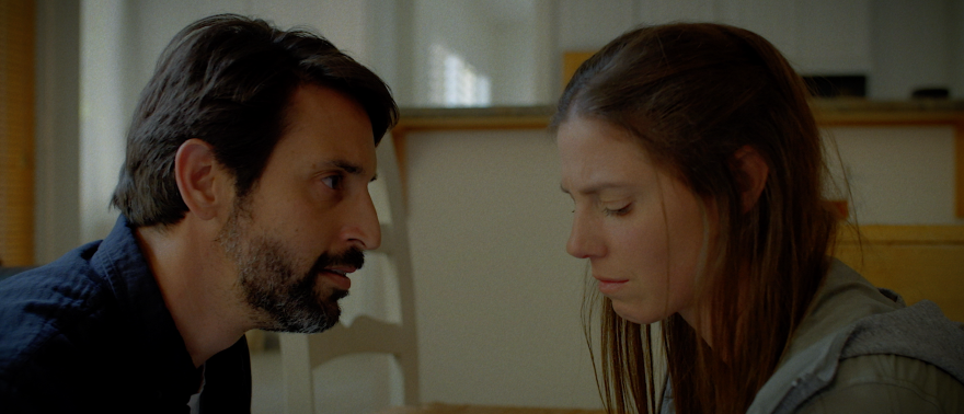 Eric Casalini and Beth Gallagher in the film "To Fall In Love," which has its west coast premiere at San Diego International Film Festival.