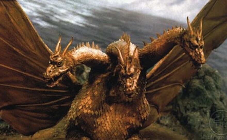 Ghidorah standing in for China.