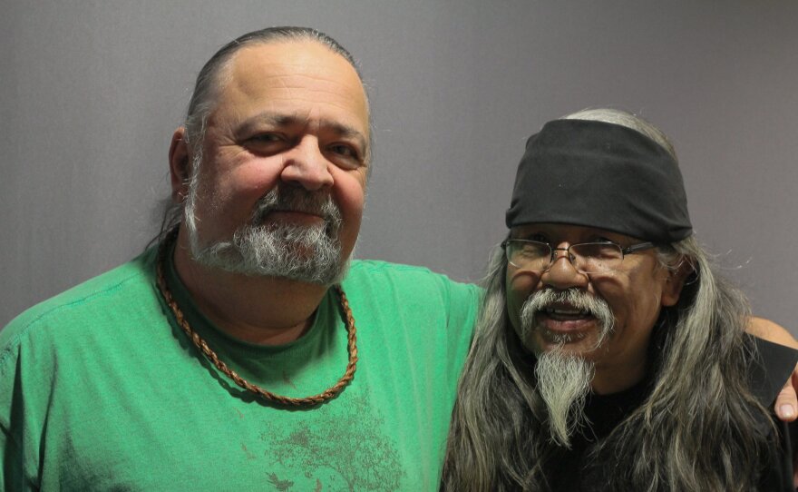 Jay Hollingsworth and Rick Williams, on a visit with StoryCorps.