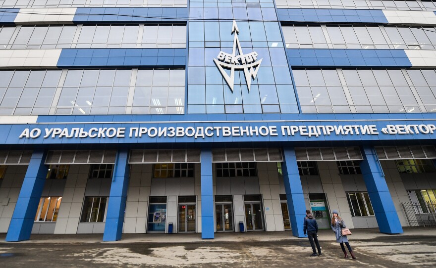 Russia's Vektor State Enterprise, a former Soviet-era bioweapons lab that has developed a new and yet-to-be-proven coronavirus vaccine, shown in 2018.
