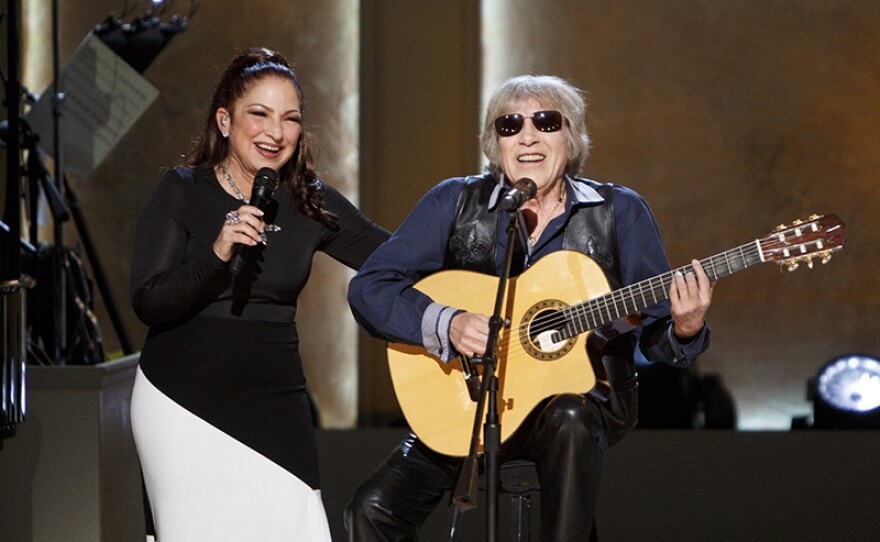 Gloria Estefan performs with José Feliciano at "Emilio & Gloria Estefan: The Library of Congress Gershwin Prize for Popular Song," March 13, 2019, DAR Constitution Hall in Washington, D.C. The program premieres May 3, 2019 on PBS.