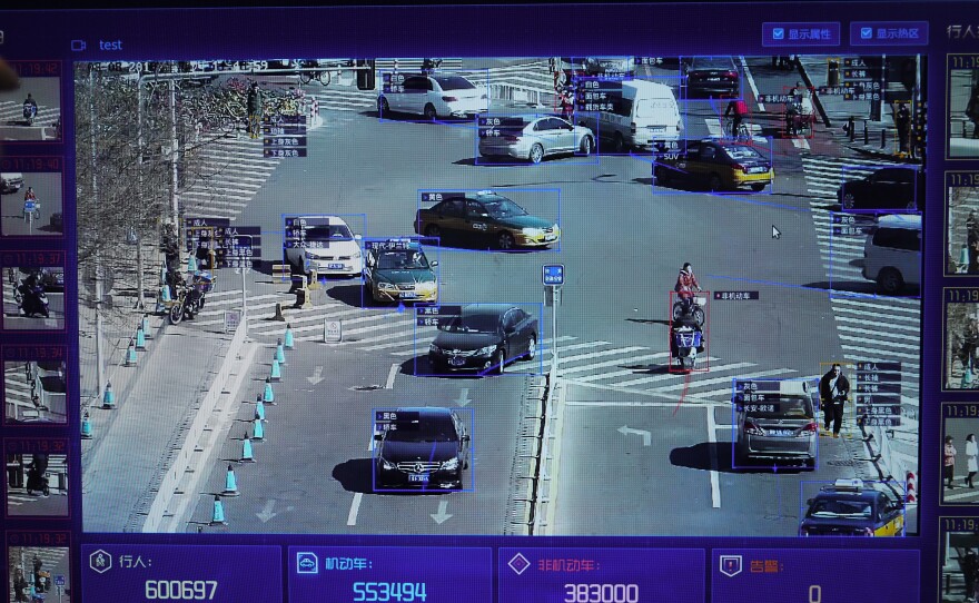 SenseTime's technology is able to identify specific attributes of vehicles and people.