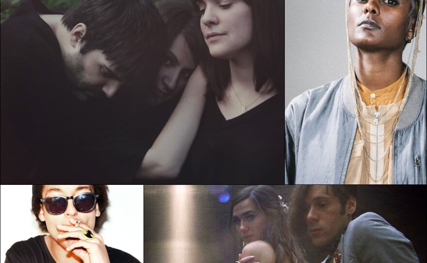 Clockwise from upper left: Gem Club, Perera Elsewhere, Of Montreal, Remi