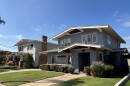 Two craftsman style homes are seen in the North Park Dryden Historic District, Oct. 7, 2025.