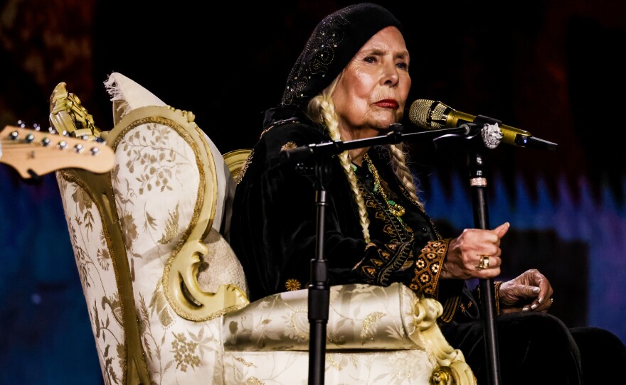 The latest in a string of comeback performances following her recovery after suffering a brain aneurysm in 2015, Joni Mitchell's performance at the 2024 ceremony was the first time she'd played music on the Grammy stage.