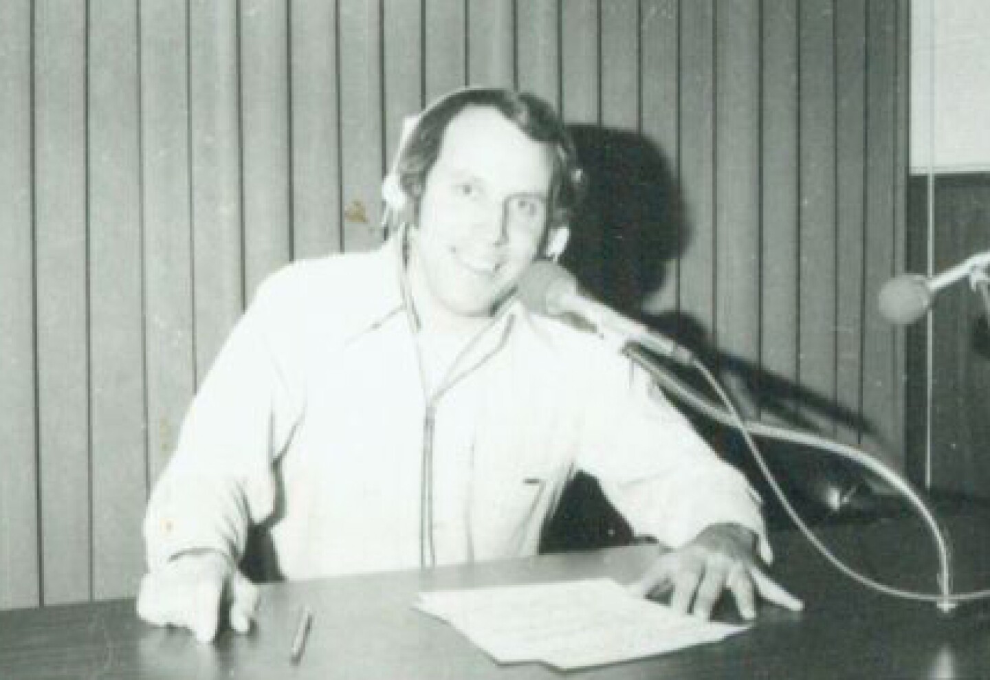 Ken Kramer in KPBS radio studios.