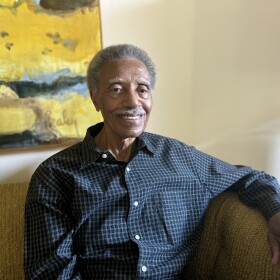 Hal Brown at his home in San Diego, CA, Feb 11, 2022.