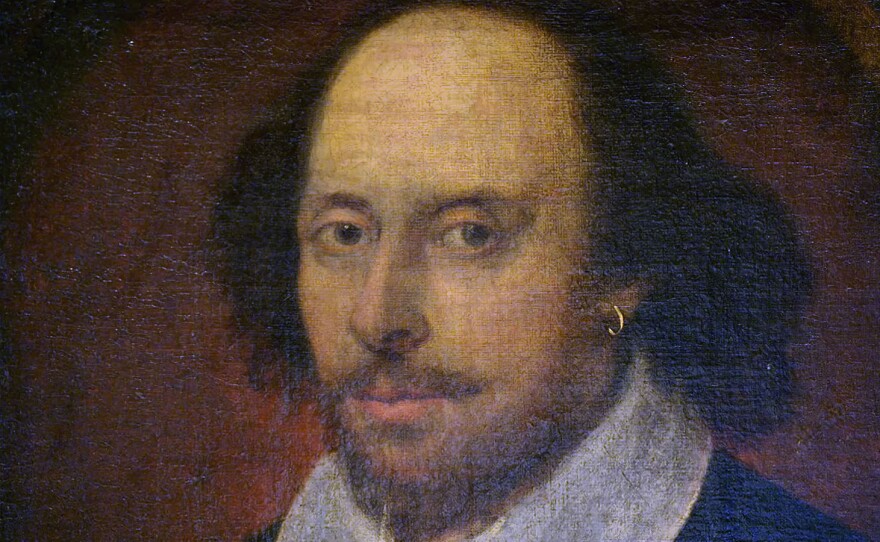 Portrait of William Shakespeare.