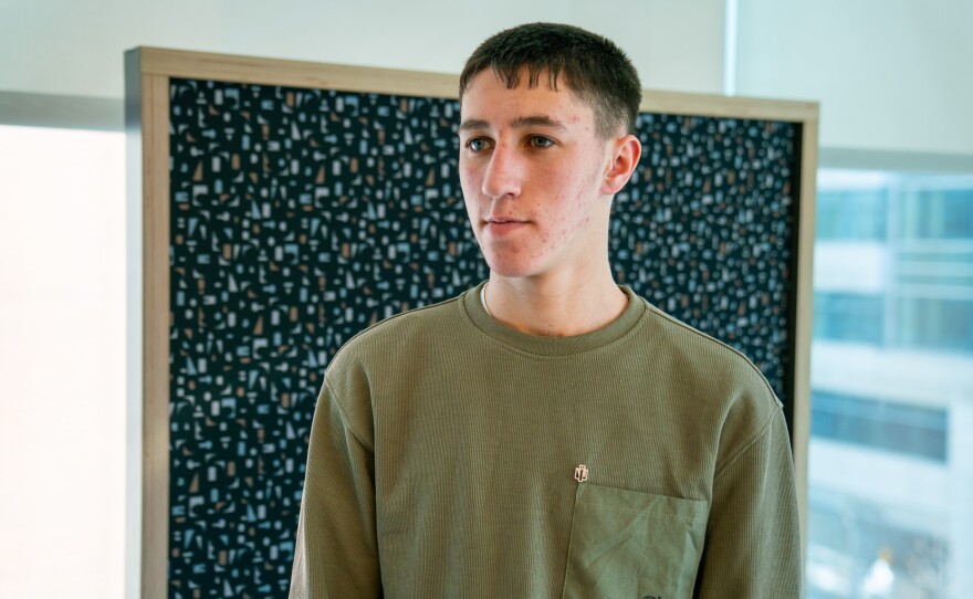 Rostislav was 16 years old when he was taken to a facility in Kherson, to be reeducated and taught Russian.