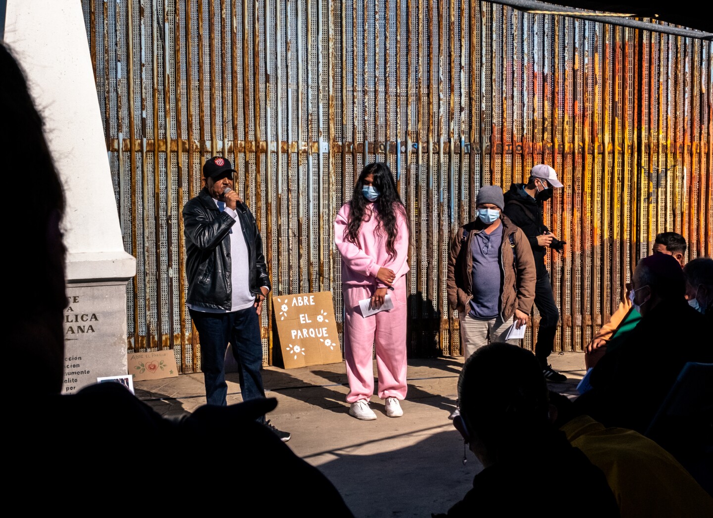 Migrant activists celebrate Christmas in binational Friendship Park as possible closure looms.