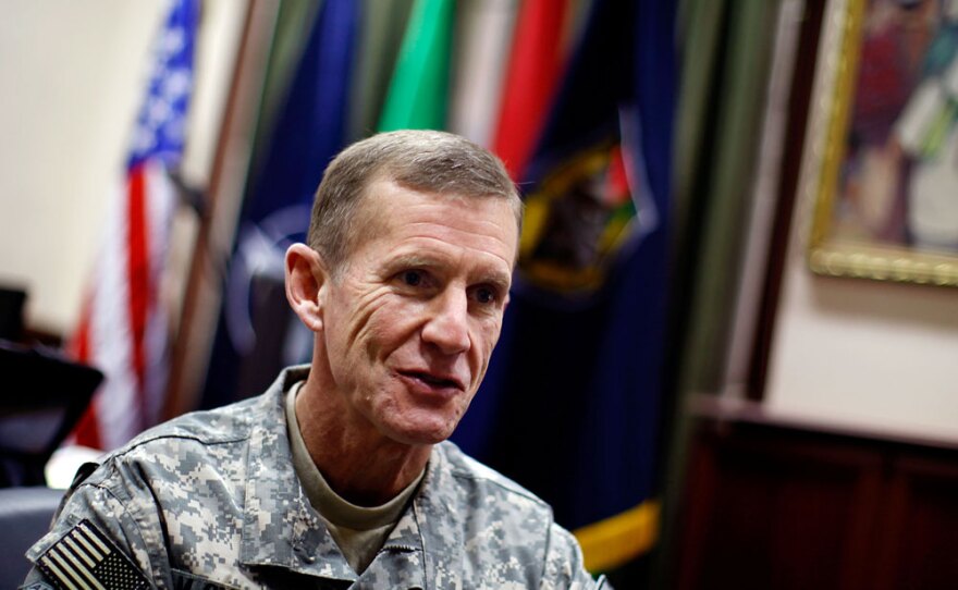 Gen. Stanley McChrystal commands U.S. and NATO forces in Afghanistan. "The insurgents cannot defeat us militarily," he writes in a confidential report, "but we can defeat ourselves" without a change in strategy and more troops.