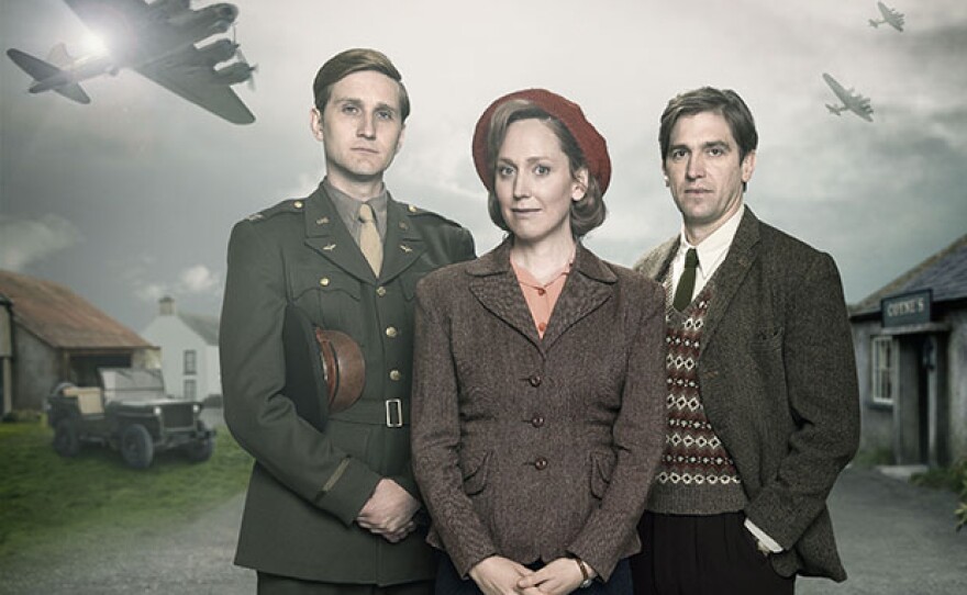 Shown from left to right: Captain Ronald Dreyfuss (AARON STATON), Rose Coyne (HATTIE MORAHAN) and Michael Coyne (OWEN MCDONNELL).