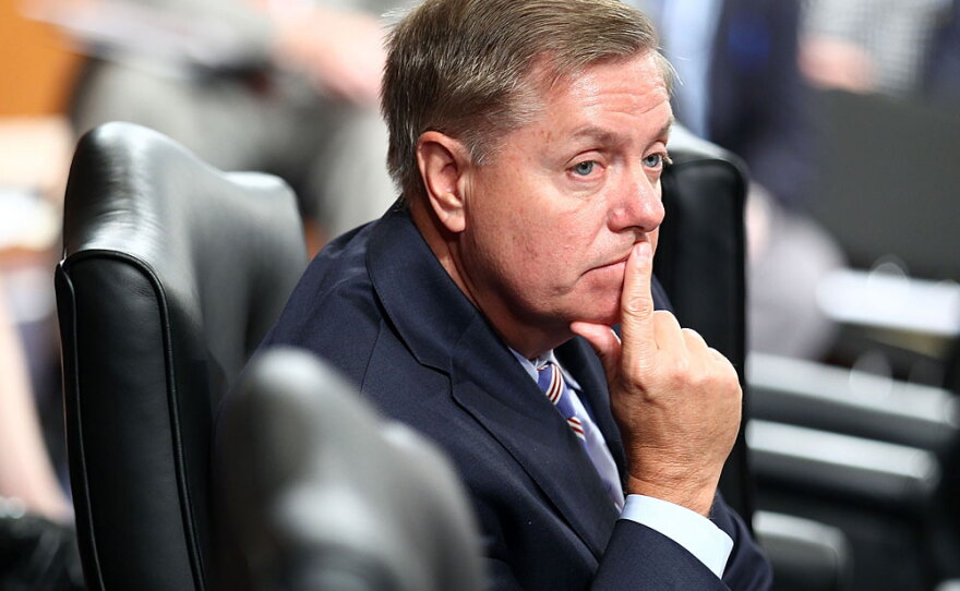 Republican Sen. Lindsey Graham said he thinks giving automatic citizenship to children of non-residents is a mistake.