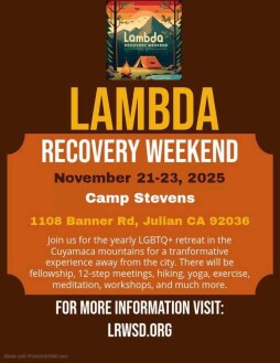 Lambda Recovery Weekend 2025 Retreat