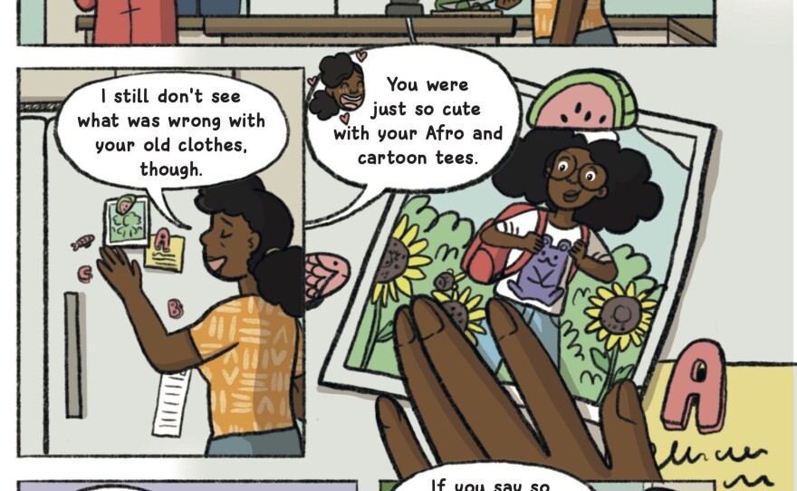 Charlie aims to create a certain look with her first-day-of-school outfit.