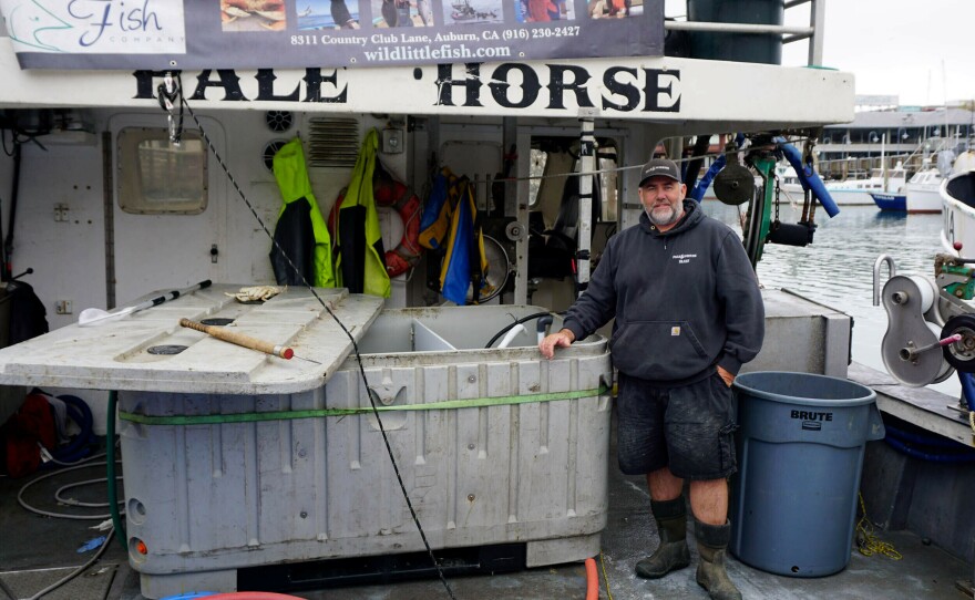 Despite the early closure of the Dungeness crab fishery, fisherman Brand Little has been able to keep fishing using pop-up gear, designed to avoid entangling whales.