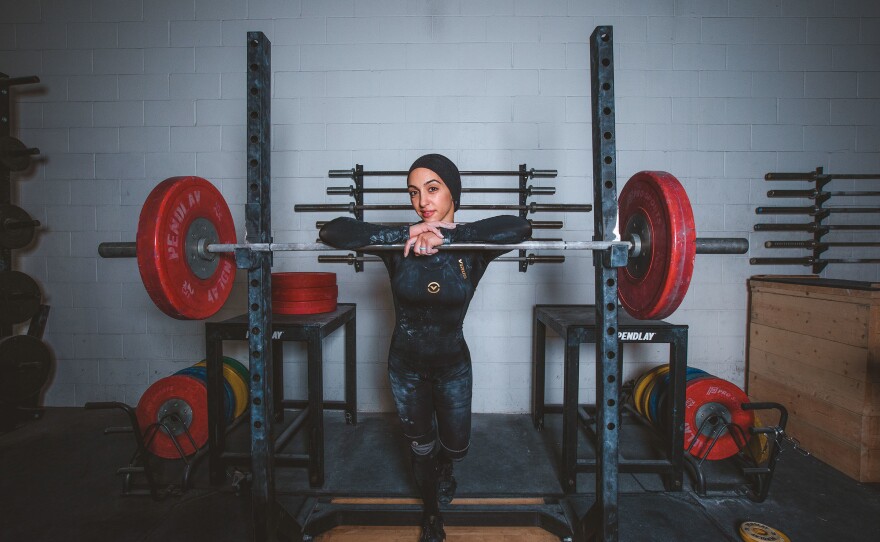 Subreen Dari is a 33-year-old Palestinian-American weightlifter who aspires to compete in future Olympic Games.