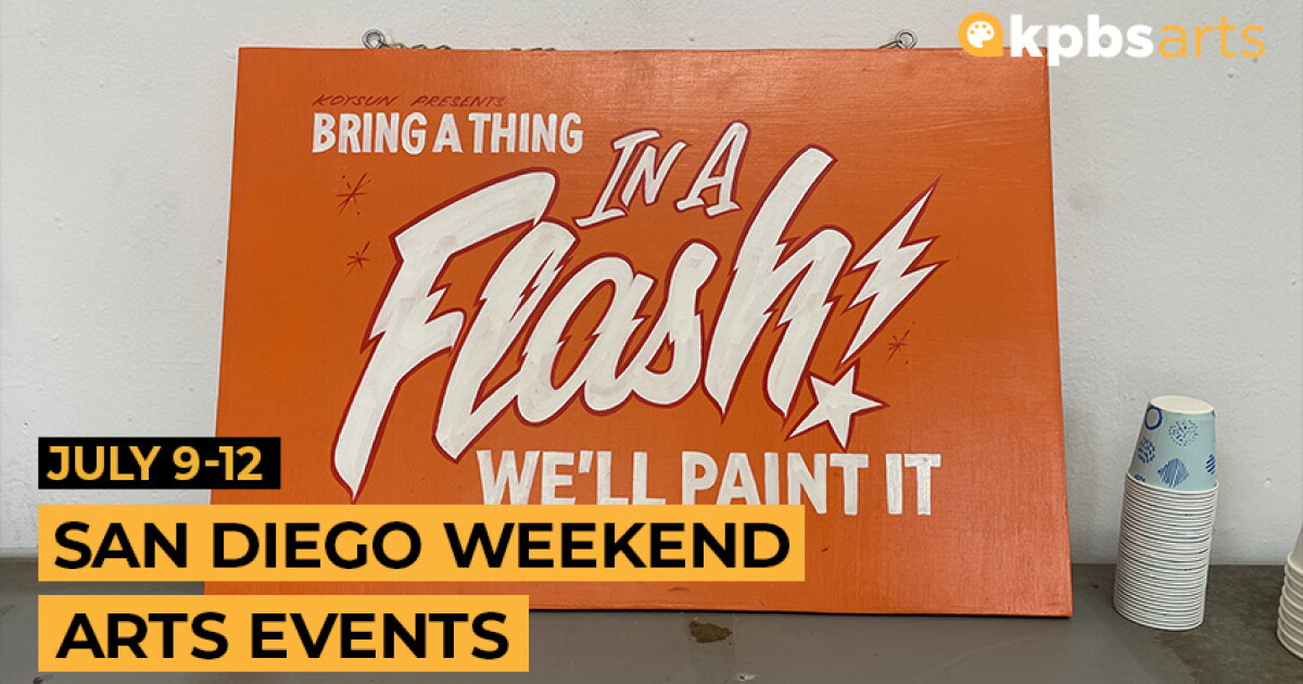 Top 10 weekend arts events in San Diego: Signpainting as resistance, Black Pride and sitar
