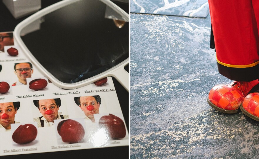 Noses on display at the convention.