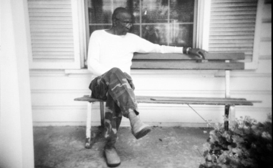 Robert Dixon Sr., outside his home in Stockton, Calif., on May 14. His son, Robert Dixon Jr., was denied parole after a psychological evaluation deemed him a psychopath.