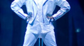 B.Slade, stars as Tommy in the Who's classic rock opera. 