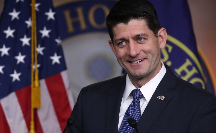 House Speaker Paul Ryan speaks about the Republican tax legislation last week.