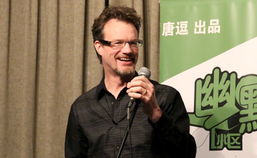 Canadian comedian Mark Rowswell performs in Beijing. Known in Chinese as "Dashan" or big mountain, he is China's best-known foreign TV personality.