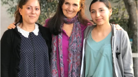 Left to right: Cast members of "The Madres," Sandra Ruiz, Maria Gonzalez Laura Jimenez in an undated photo.