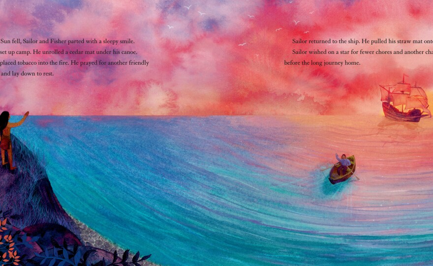 "Before Sun fell, Sailor and Fisher parted with a sleepy smile."
