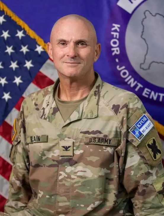 An undated photo of Poway Councilmember Tony Blain in his service uniform.