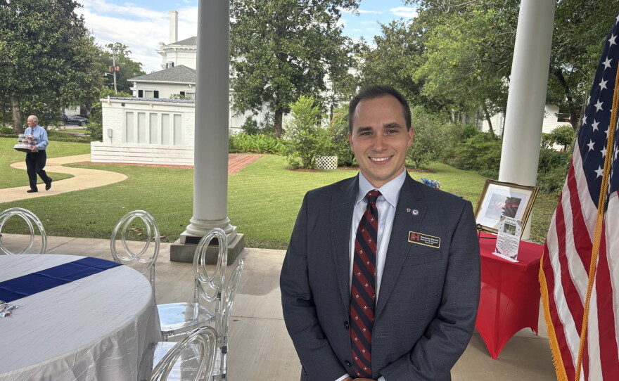 Seen at a candidate forum for Alabama's 2nd Congressional District in Eufaula, Ala., on Aug. 4, Hampton Harris was once the only Republican running for the nomination here. But when redrawn congressional maps opened an opportunity for the party, challengers started jumping in the race.