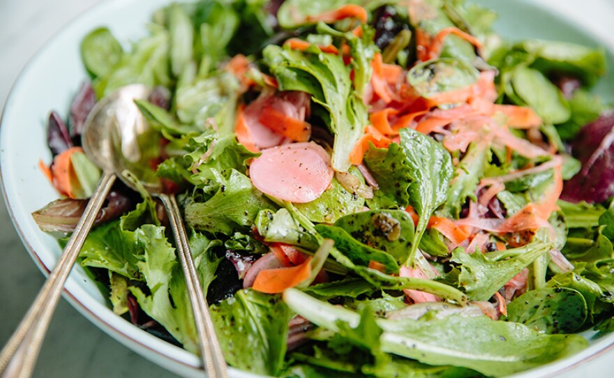 Eventide green salad