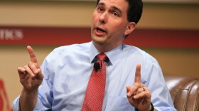 Republican presidential candidate, Wisconsin Gov. Scott Walker, speaks at the Family Leadership Summit in Ames, Iowa, July 18, 2015.
