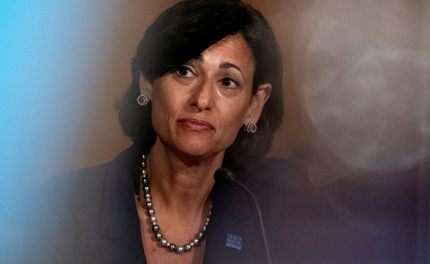Rochelle Walensky, director of the Centers for Disease Control and Prevention, attends a Senate hearing in Washington last July. She spoke to NPR shortly after the CDC recommended updated booster shots.