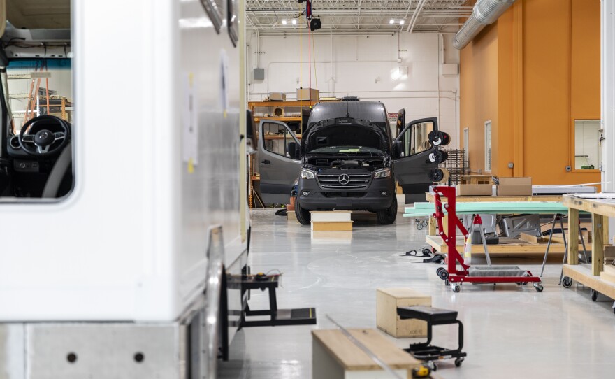 Advanced RV takes two years to build custom motorhomes for clients.