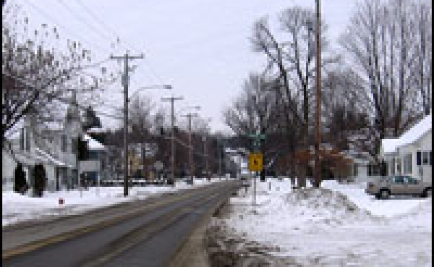 Canusa Avenue sits between Beebe Plain, Vt., and Standstead, Canada. The houses on the right side are in the U.S.
