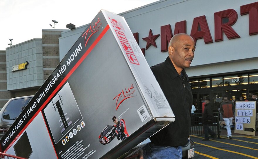 A 1.3 percent November sales jump boosts hopes that the consumer sector will support the fragile recovery.