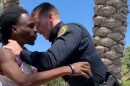 A still from a video of Amaurie Johnson being detained by former La Mesa police Officer Matthew Dages on May 27, 2020.