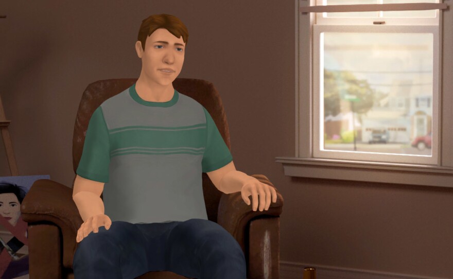 In the game, you play Jesse, who visits his friend Travis and learns that Travis is failing his classes at school, drinking alcohol, and no longer finds fulfillment in painting.